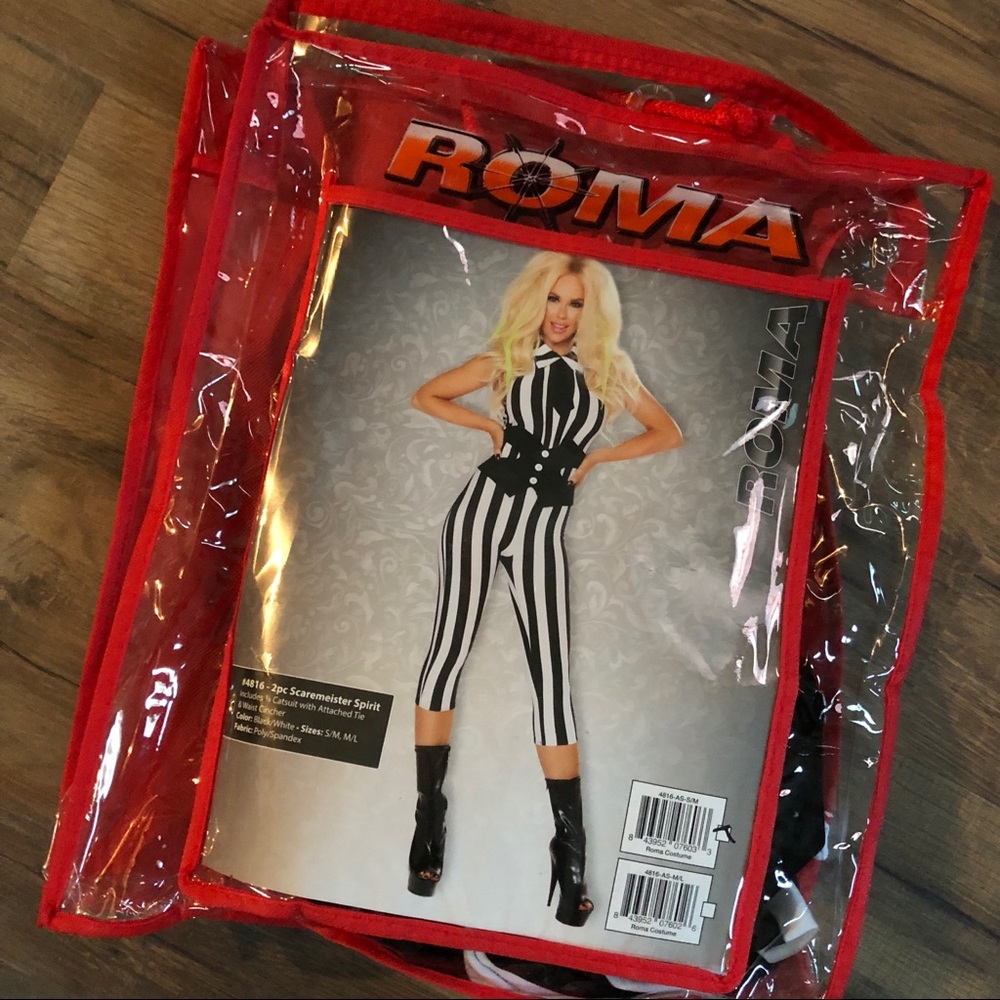 2-Piece Scaremeister Spirit Costume Skellington